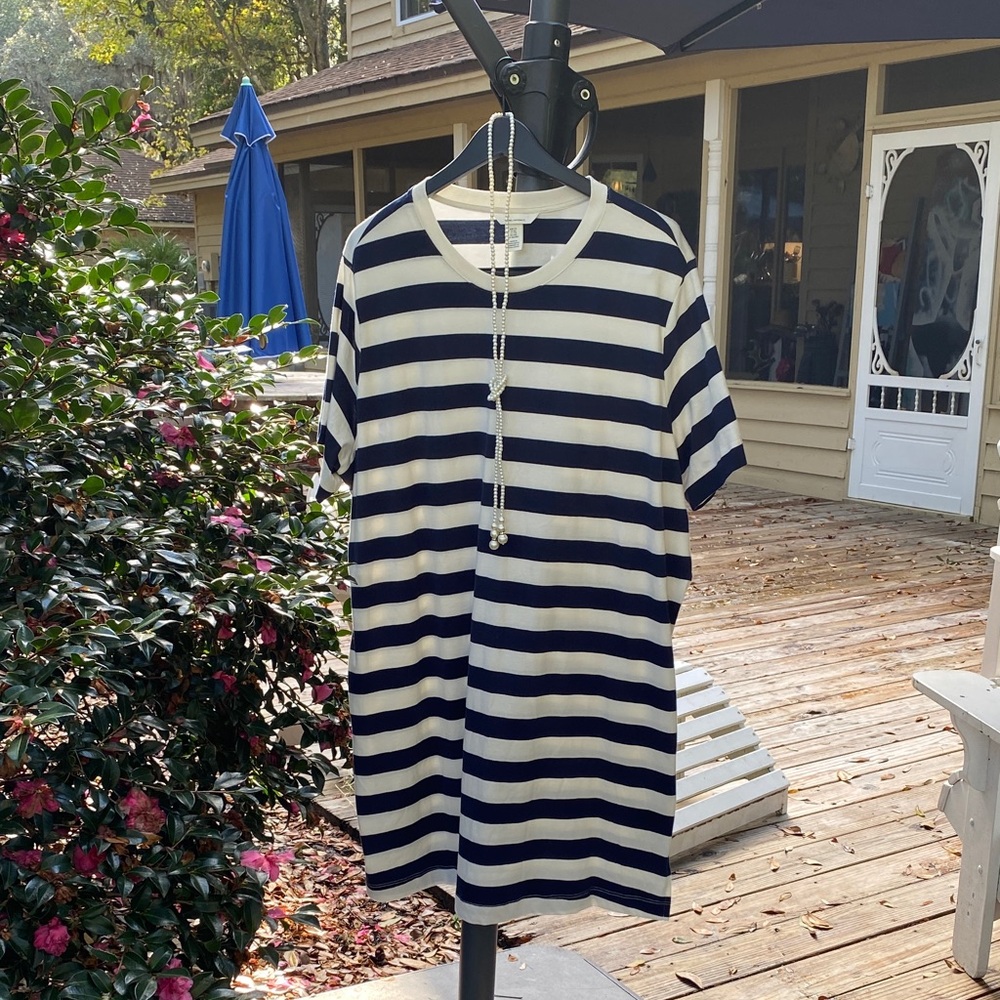 NEW H&M Navy and Cream Maternity Top size xxl